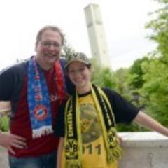 Bayern-Fans in Dortmund: Rote Farbtupfer im schwarz-gelben Exil